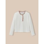 T - shirt tunisien tissu liberty en coton biologique creme T - shirt tunisien tissu liberty en coton biologique creme