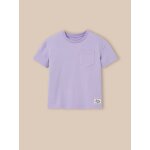 T - shirt uni garon - coton biologique violet clair