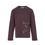 T - shirt wenbie coton iii prune sombre