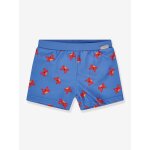 Short de bain b�b� avec imprim� crabe et protection uv, insert couche sterntaler bleu �lectrique