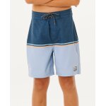 Short de bain boardshort enfant streamline stripe 15 marine