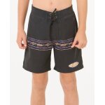 Short de bain boardshort mirage raw energy geo enfant washed black