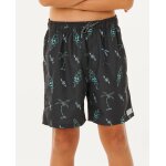 Short de bain boardshort volley eternal shred mesh enfant washed black