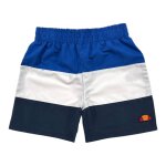 Short de bain colorblock, coupe droite bleu marine