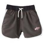 Short de bain gar�on imprim� logo gris