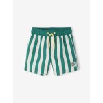 Short de bain gar�on ray� vert