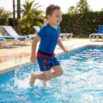 Short de bain gar�on spiderman bleu