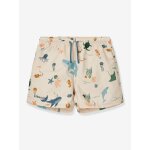 Short de bain imprim� aiden beige