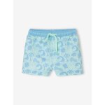 Short de bain imprimé bébé garçon turquoise Short de bain imprimé bébé garçon turquoise