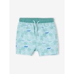 Short de bain imprimé bébé garçon vert d'eau Short de bain imprimé bébé garçon vert d'eau