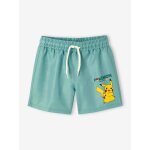 Short de bain microfibre gar�on pokemon vert sauge