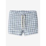 Short de bain r�tro gar�on lil' atelier mini � cordon bleu clair