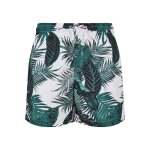 Short de bain vert / blanc / noir