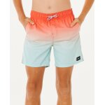 Short de bain volley offset fade gar�on rouge