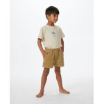 Short de bain volley surf cord enfant kaki fonc�