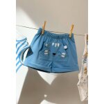 Short b�b� biscarosse bleu