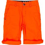 Short, bermuda gar�on en coton orange fonc�
