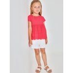 Short en coton blanc