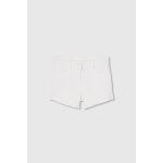 Short en coton blanc