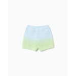 Short en croch� avec effet d�grad� bleu clair