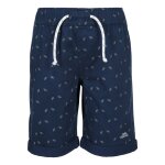 Short d�contract� coton publish bleu marine / gris