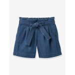 Short en denim l�ger denim brut