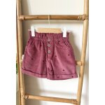 Short enfant en velours c�tel� aim�e bordeaux