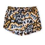 Short fille aop beach bleu