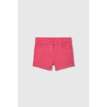 Short fille en coton rose