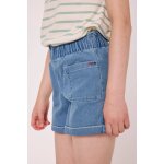Short fille denim clair