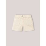 Short fille denim couleur sable