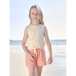 Short fille facile � enfiler corail