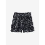 Short fille nol  sequins argent
