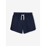 Short fille sport en molleton marine