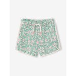 Short fille sport en molleton vanille