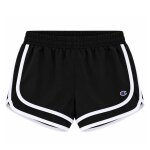 Short fille varsity noir