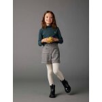 Short en flanelle carreaux fille carreaux marine