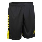 Short de foot micro spain noir / jaune