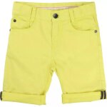 Short gar�on, bermuda enfant en coton jaune fonc�