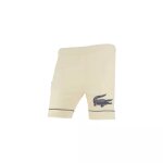 Short gar�on en coton ecru, gris