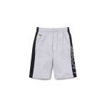 Short gar�on en coton gris, noir