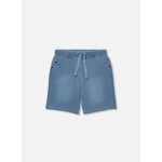 Short gar�on denim bleu