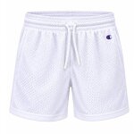 Short gar�on mesh blanc