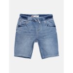 Short gar�on taille �lastique bleu