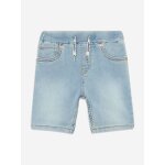 Short gar�on taille �lastique bleu clair