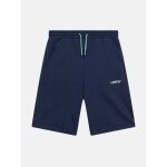 Short gar�on taille �lastique bleu fonc�