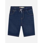 Short gar�on taille �lastique bleu fonc�