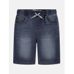 Short gar�on taille �lastique bleu marine