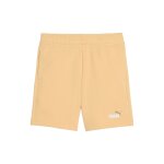 Short gar�on taille �lastique orange clair