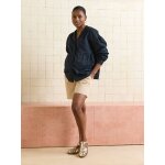 Short de grossesse en twill beige